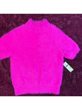 NWT Anthropologie Pilcro Pink Fuzzy Sweater